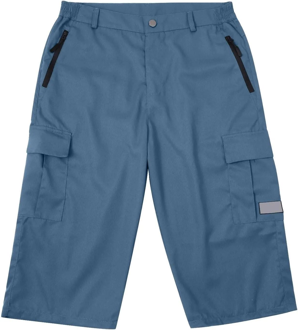 3/4 Cargo Shorts for Men Lightweight Outdoor Climbing Hiking Walking Capri Work Shorts with Multi Pockets Athletic Gym Shorts