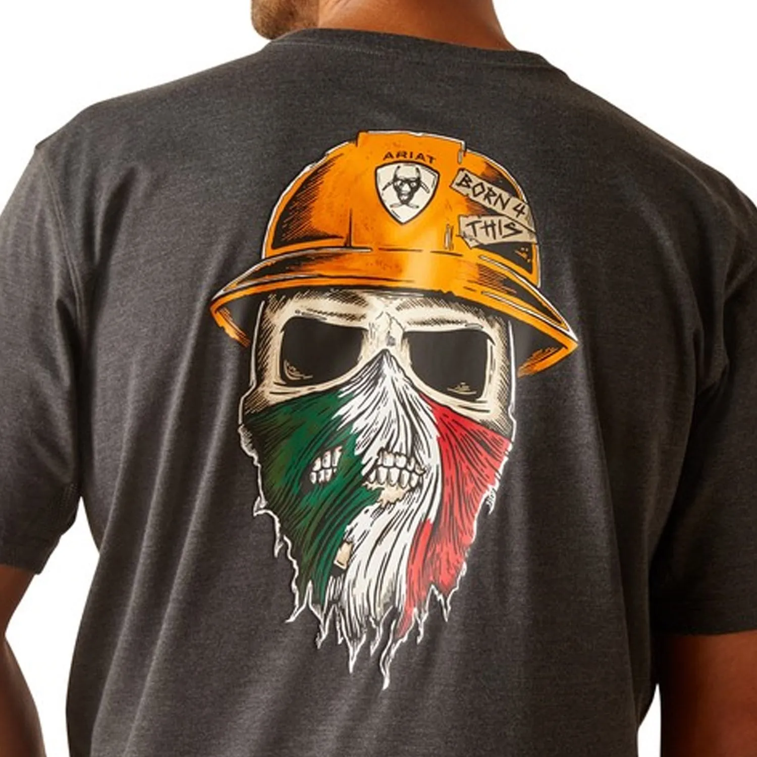 Ariat Rebar Workman Born For This Grphc SS Tee-