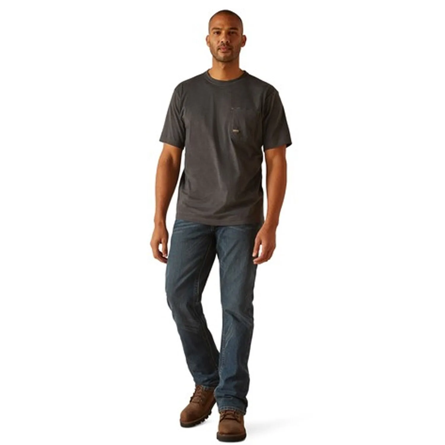 Ariat Rebar Workman Born For This Grphc SS Tee-