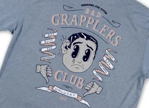 BAD GRAPPLERS CLUB Triblend Tee - Stonewash