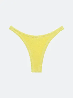BALBOA CHEEKY BIKINI BOTTOM - PASTEL YELLOW