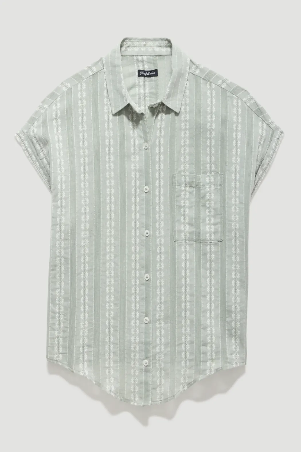 Bellerose Striped Floral Dolman Top