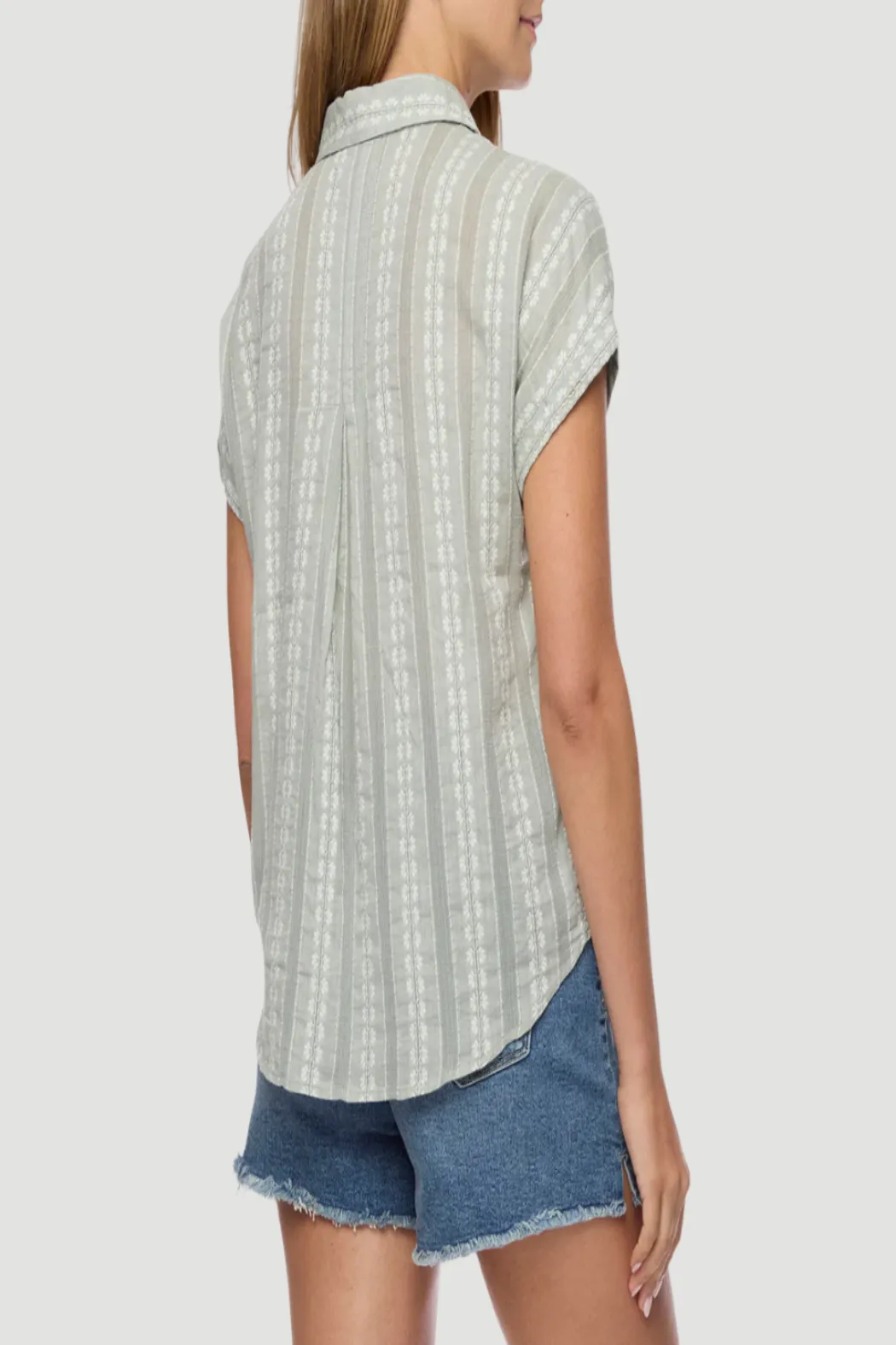Bellerose Striped Floral Dolman Top