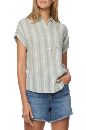 Bellerose Striped Floral Dolman Top