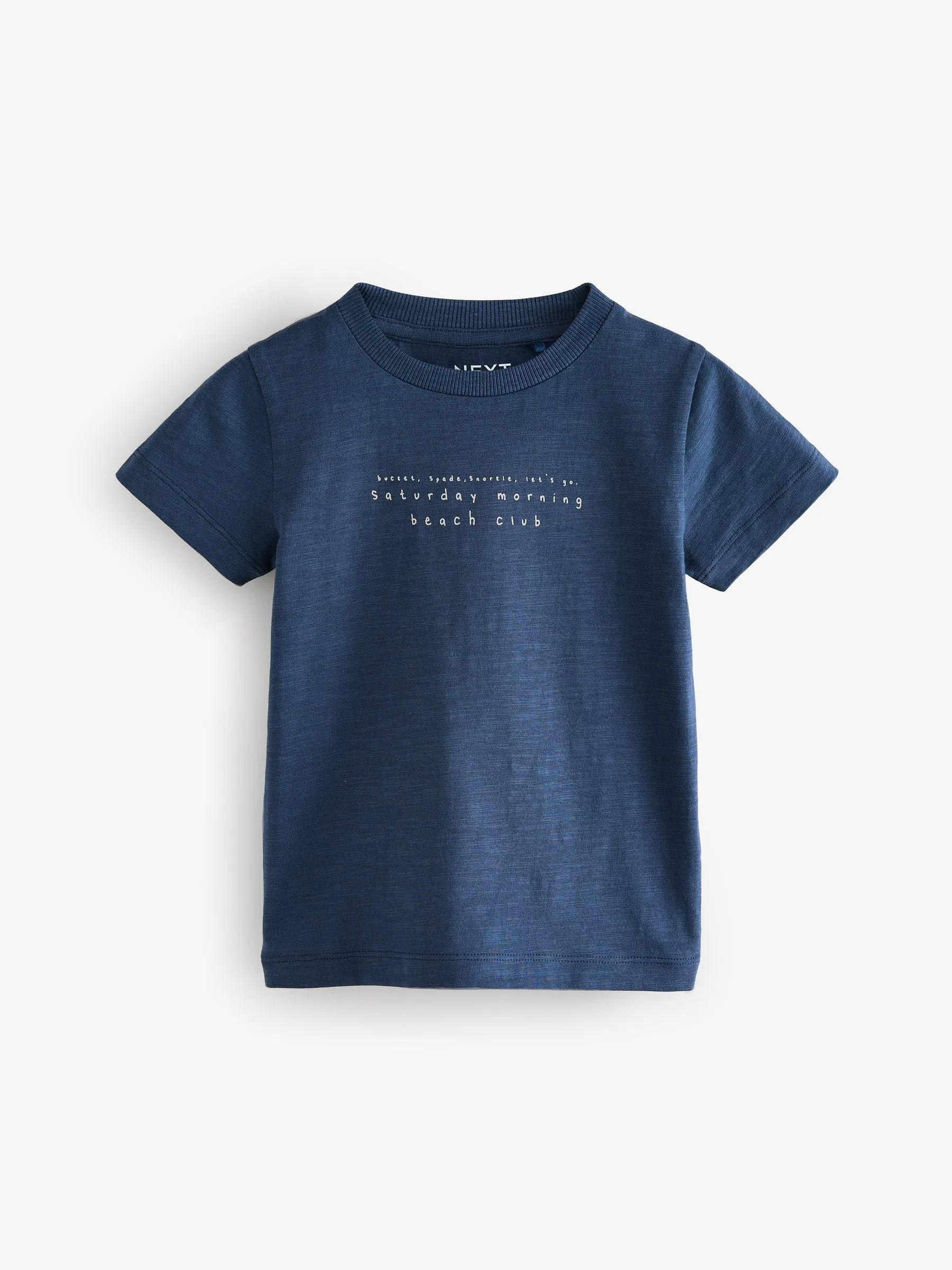Blue Boats 100% Cotton Short Sleeve T-Shirts 3 Pack (3mths-7yrs)