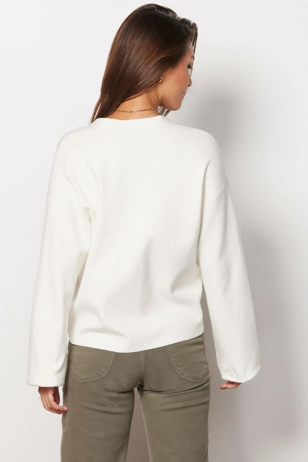 Boxy One Pocket Cardigan