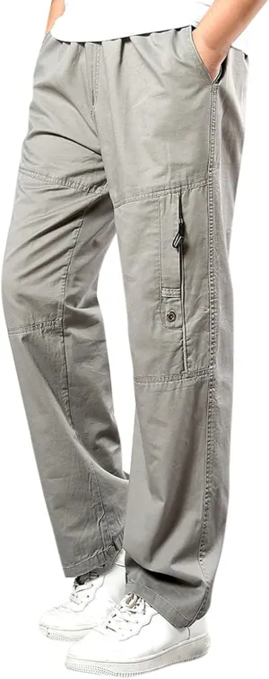 Cargo Pants for Men Joggers Fit Multi Pocket Cargo Pants Casual Fashion Hiking Outdoor Recreation Trousers Long Cargo