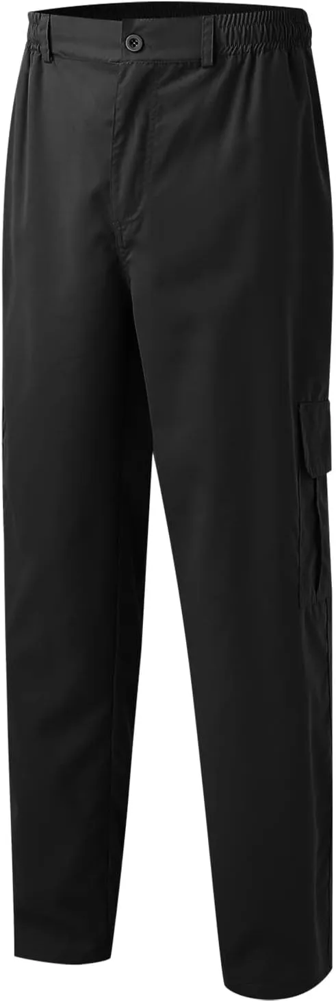 Cargo Pants for Men Relaxed Fit Pants Loose Fit Men's Classic-Fit Expandable-Waist Flat-Front Pant Mens Joggers with
