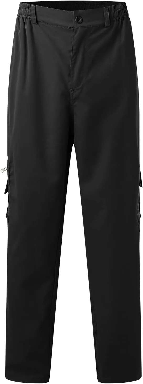 Cargo Pants for Men Relaxed Fit Pants Loose Fit Men's Classic-Fit Expandable-Waist Flat-Front Pant Mens Joggers with