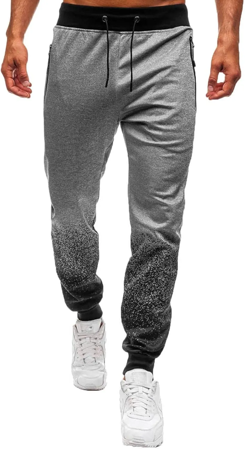 Cargo Trousers for Men with Pockets Men's Fleece Jogging Bottoms Casual Thermals Trousers Winter Warm Joggers Pants