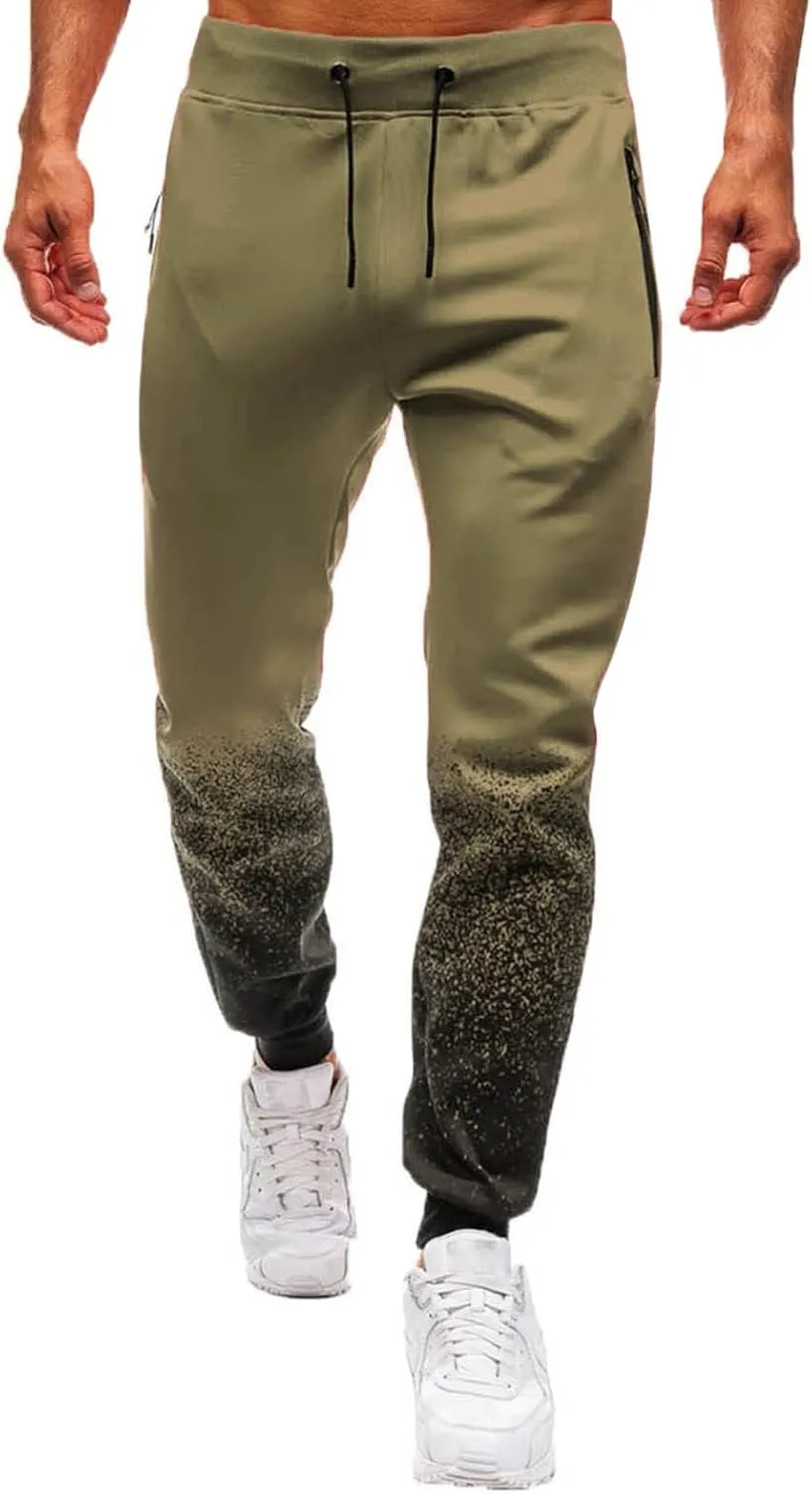 Cargo Trousers for Men with Pockets Men's Fleece Jogging Bottoms Casual Thermals Trousers Winter Warm Joggers Pants