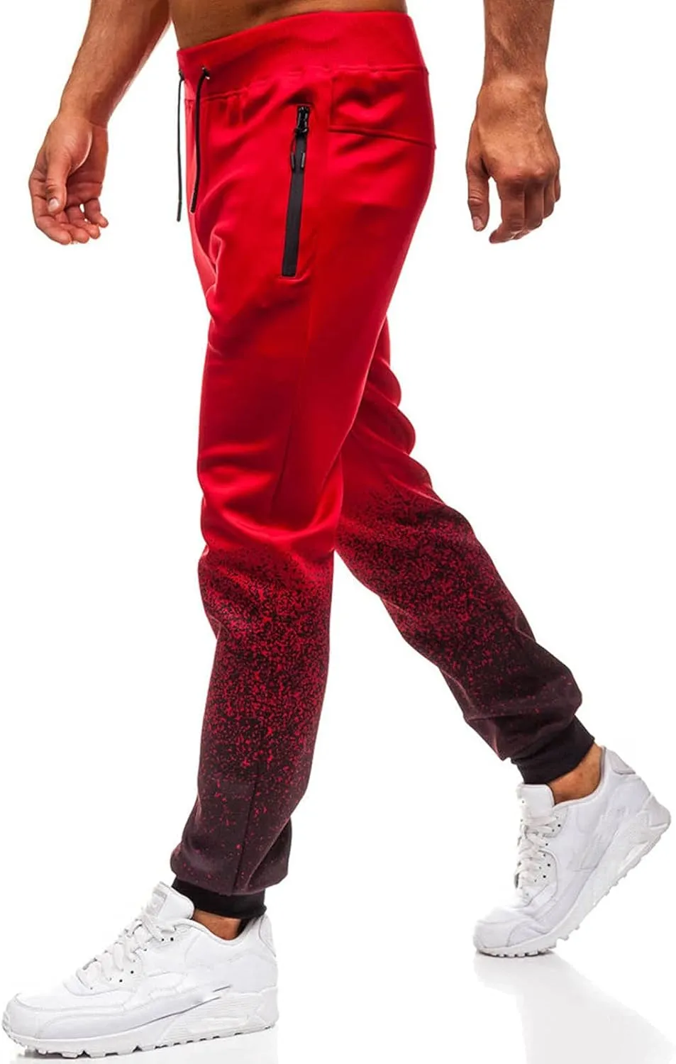 Cargo Trousers for Men with Pockets Men's Fleece Jogging Bottoms Casual Thermals Trousers Winter Warm Joggers Pants