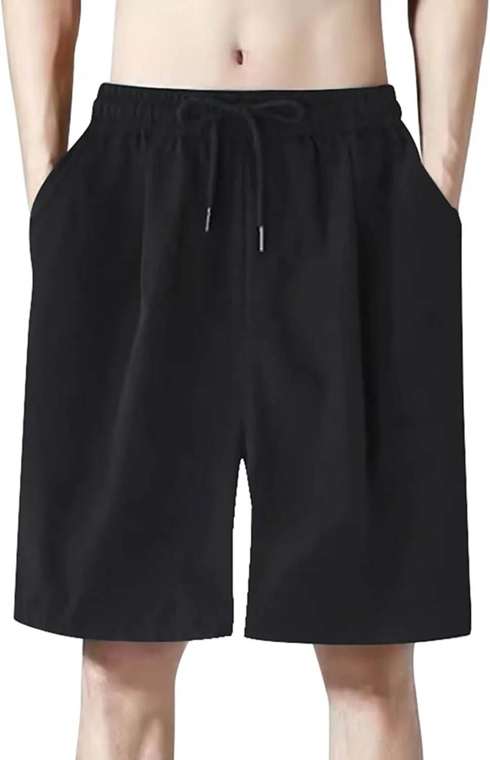 Cargo Work Trousers Mens Cotton Casual Chino Pants Yoga Sweatpant Pockets Baggy Joggers Bottoms Trousers