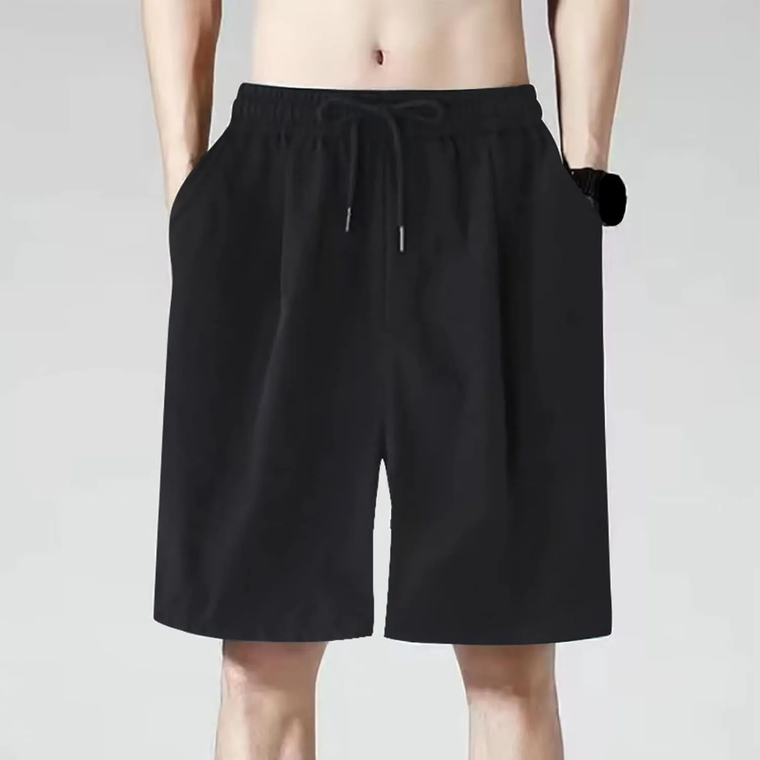 Cargo Work Trousers Mens Cotton Casual Chino Pants Yoga Sweatpant Pockets Baggy Joggers Bottoms Trousers