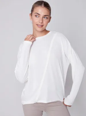 Crew Neck Long Sleeve [Cream-C1343]