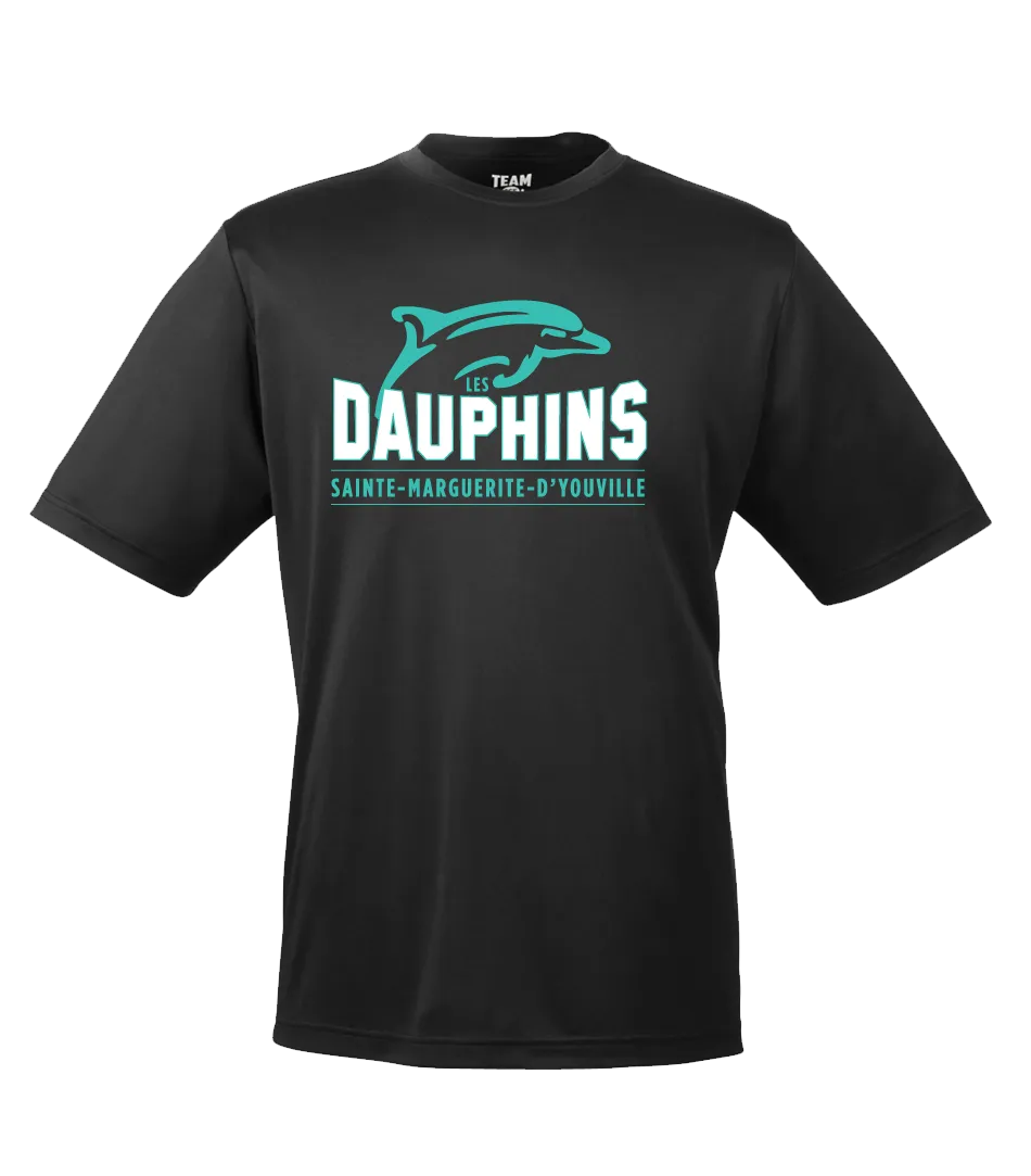 Dauphins Ladies Dri-Fit T-Shirt with Printed Logo