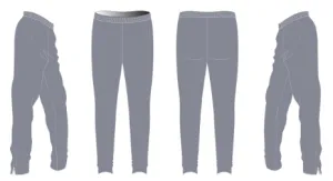 Dyed Tapered Warm-Up Pants (Solid Color)