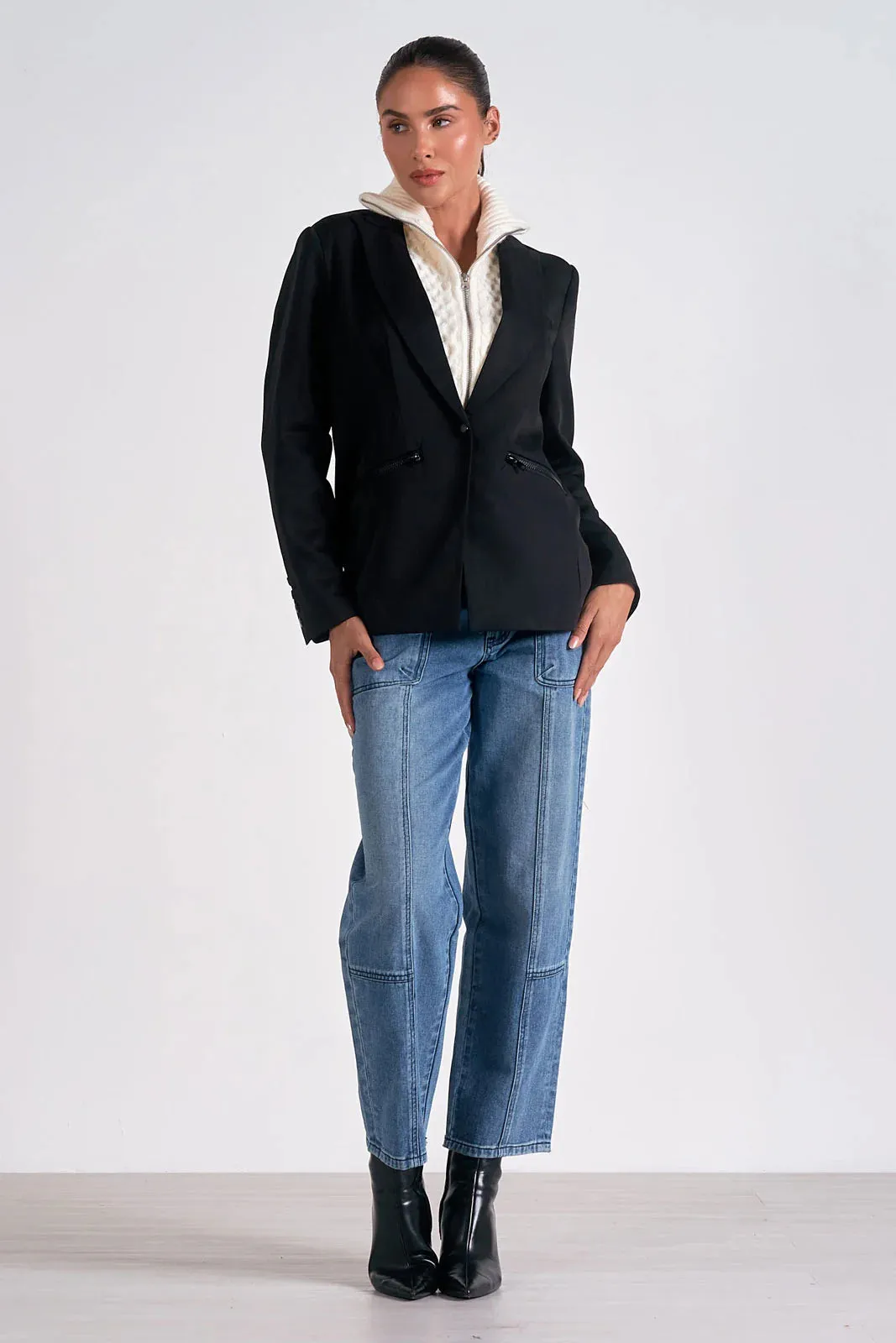 ELAN 8 Blazer Sweater