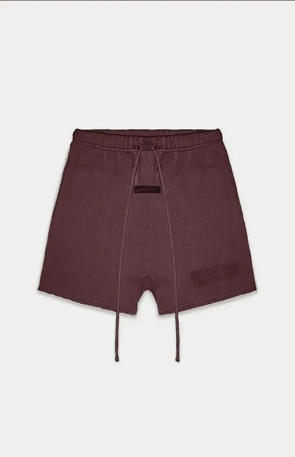 Essentials Fear Of God Plum Sweat Shorts - Purple