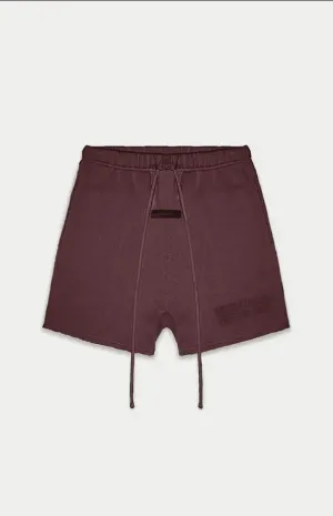 Essentials Fear Of God Plum Sweat Shorts - Purple