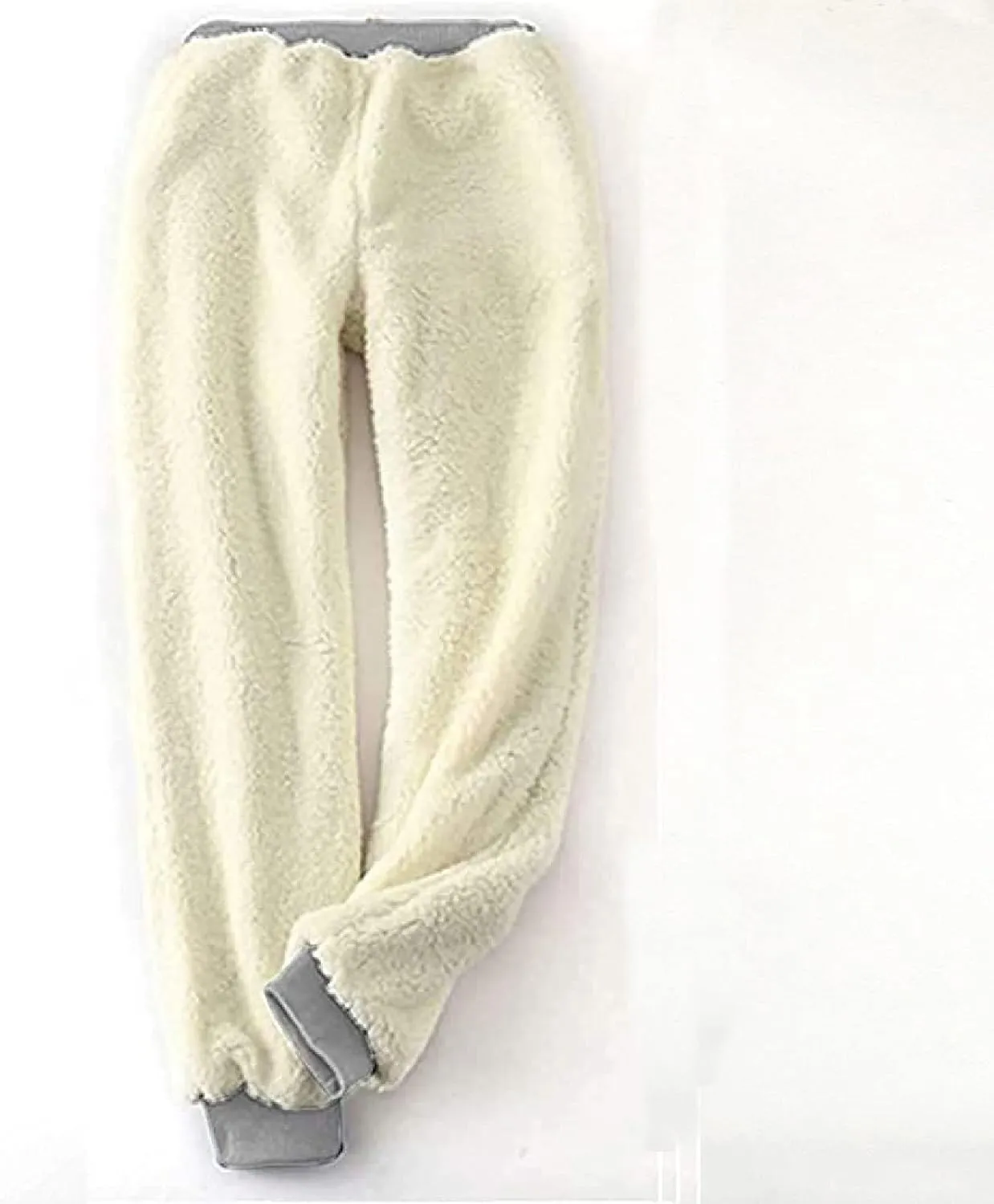 fartey Womens Fleece Lined Sweatpants Winter Sherpa Warm Joggers Pants Athletic Workout High Waist Casual Trousers