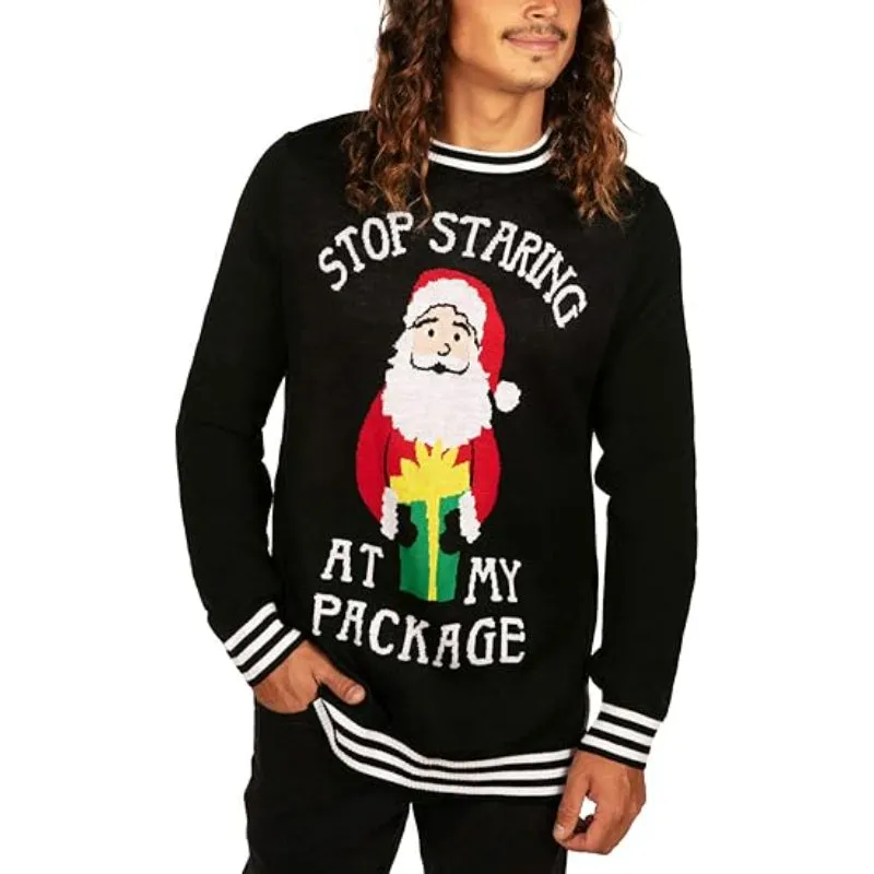 Festive And Funny Holiday Printed Pullover Sweater