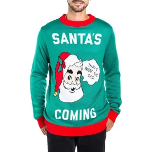Festive And Funny Holiday Printed Pullover Sweater