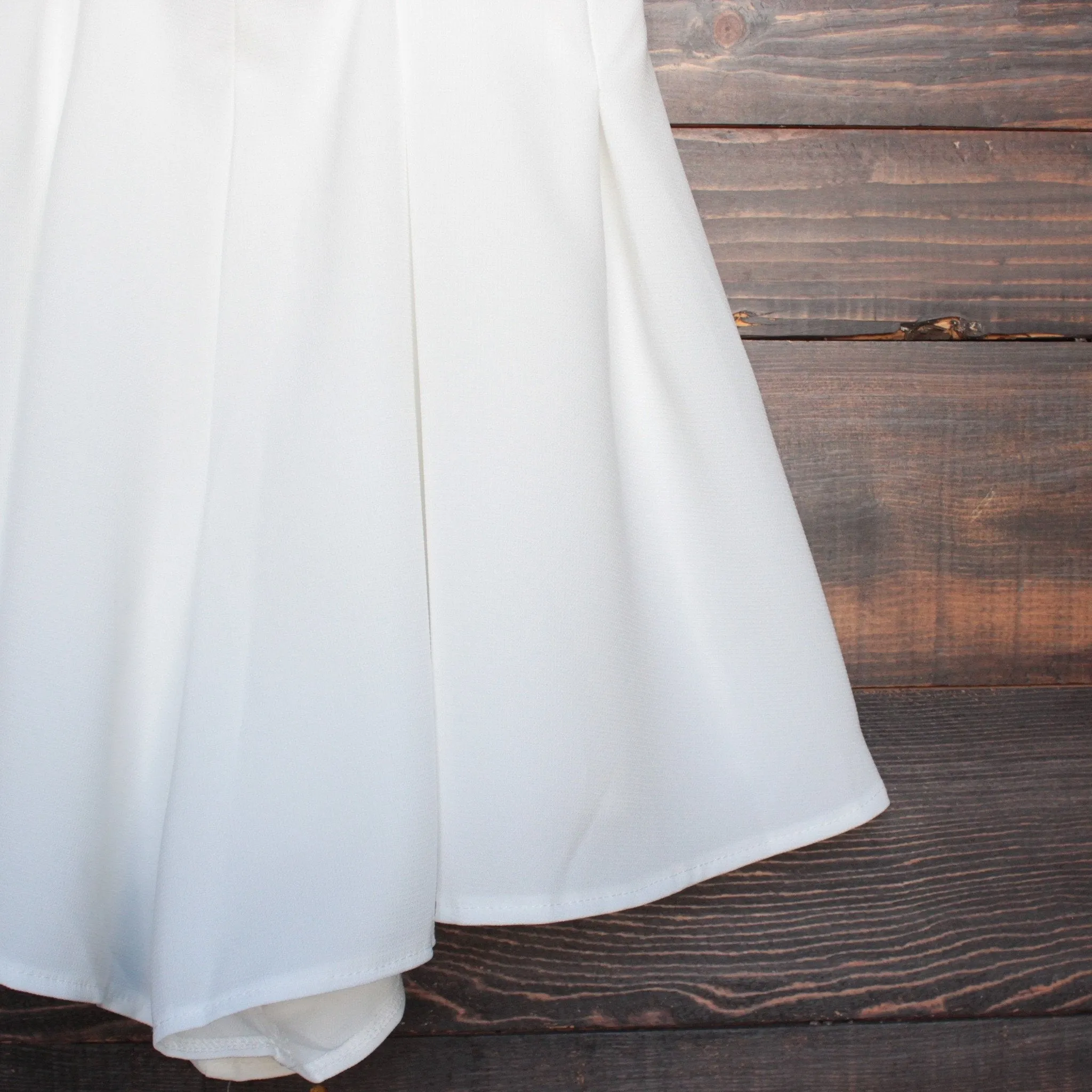 Final Sale - Coco Lace Front Wrap Romper in Ivory