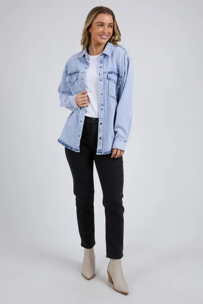 Foxwood - Daisy Overshirt - Light Blue