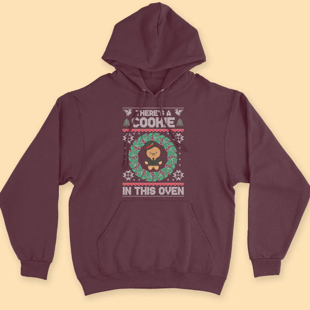 Funny Christmas T Shirts There's A Cookie In This Oven Personalized Gingerbread