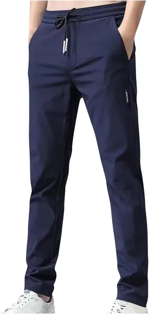 generic Golf Pants Men Straight Fit Trousers Fashion Running Tapered Jogger Pants Summer Cool Ice Silk Men Clothes Breathable