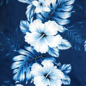 Hanalei Blue Hawaiian Cotton Fabric by the Yard