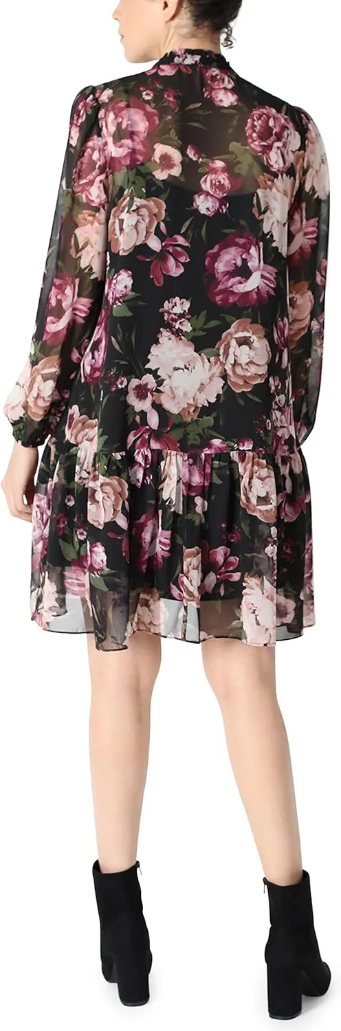 Julia Jordan Women's Pleated Front Button Down Dress