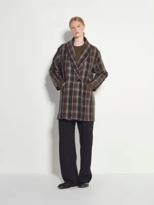 Juliette Hogan - Barb Coat Khaki Check