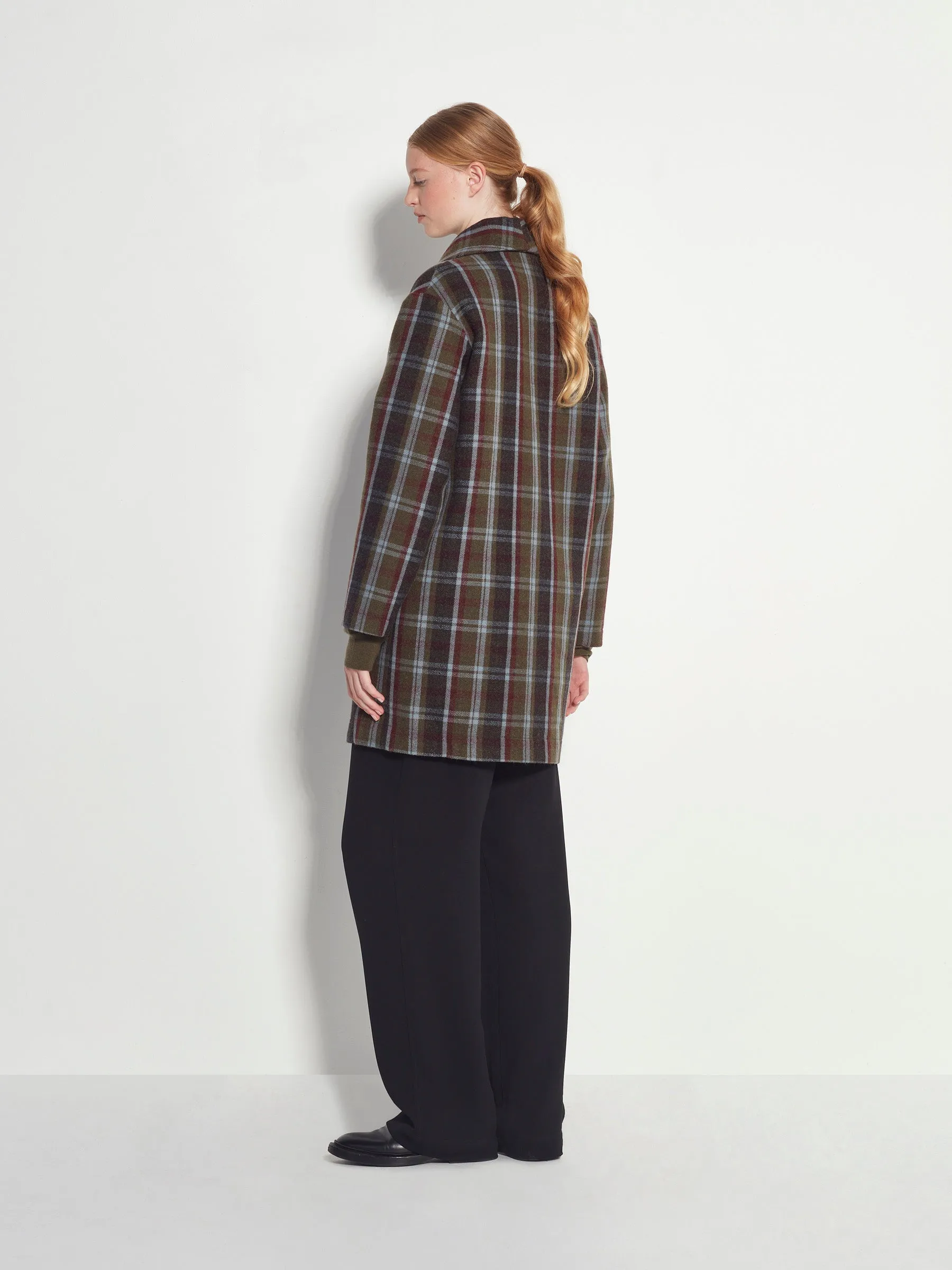 Juliette Hogan - Barb Coat Khaki Check