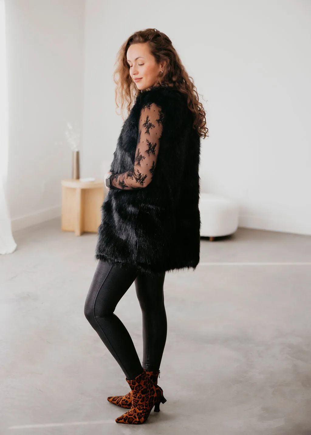 Kaine Faux Fur Vest