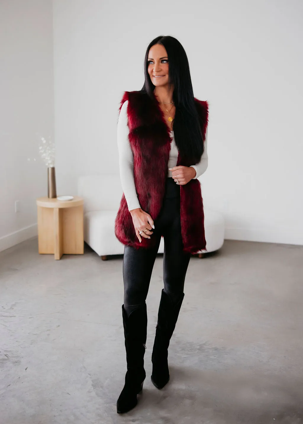 Kaine Faux Fur Vest