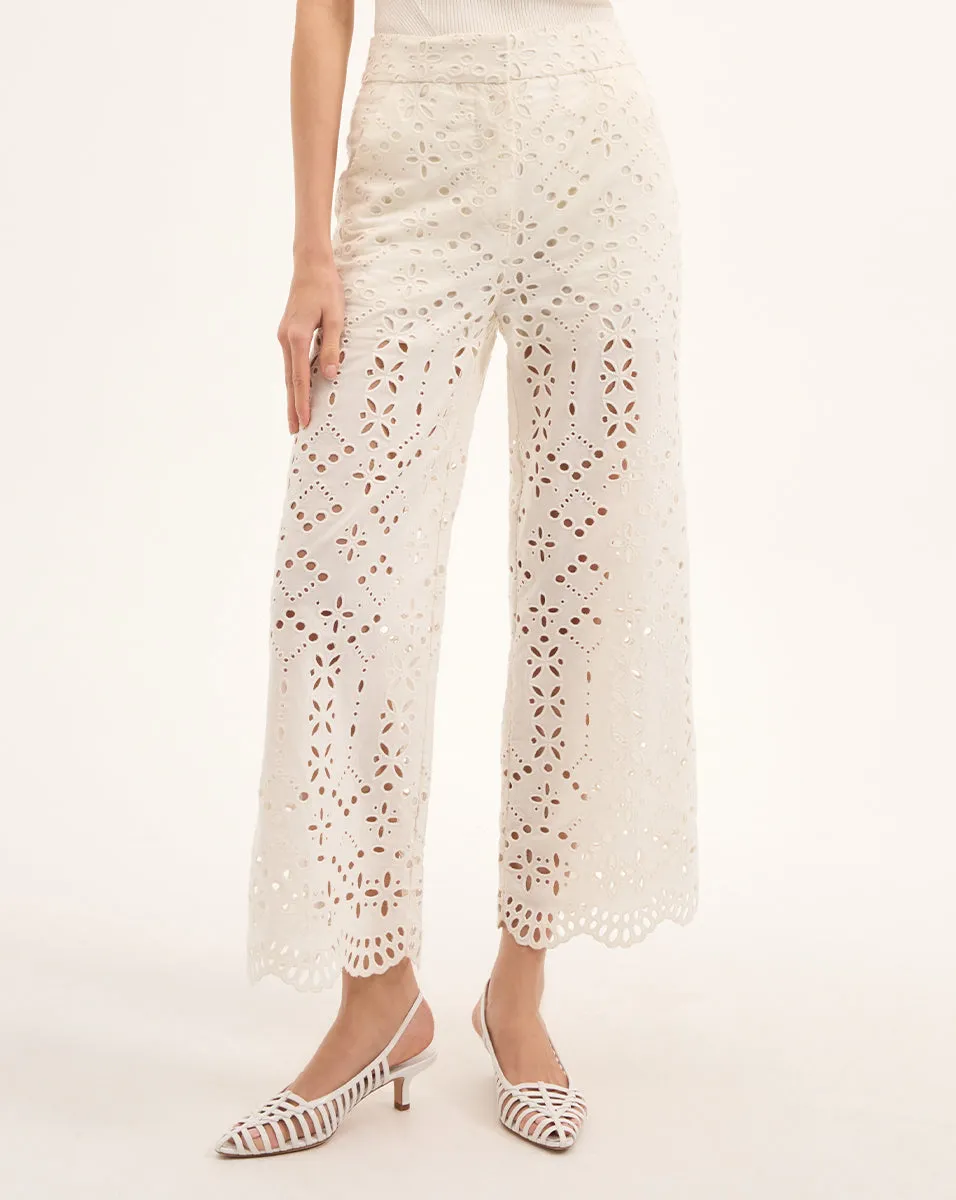 Kemper Cotton Eyelet Pant