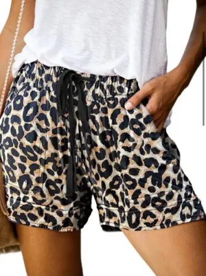 Leopard shorts
