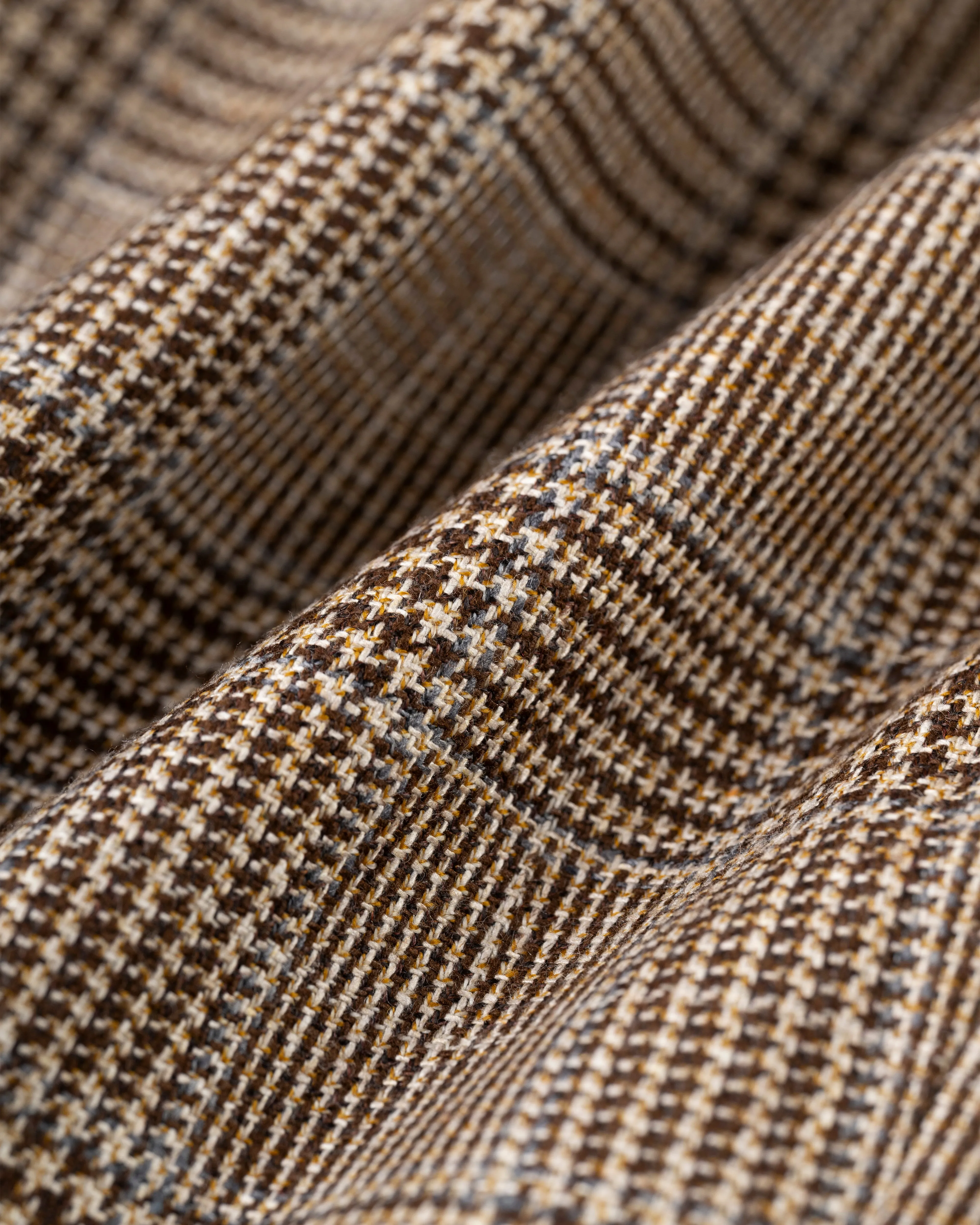 LIGHT BROWN/BLUE GLEN PLAID SPORT COAT