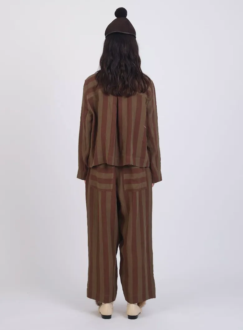 Lillie Jacket, Forest/Chocolate