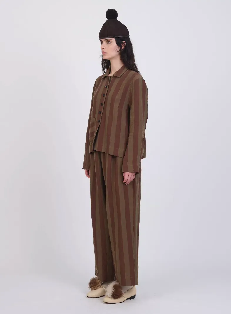 Lillie Jacket, Forest/Chocolate