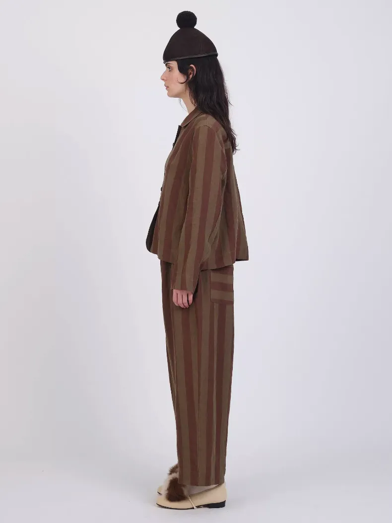 Lillie Jacket, Forest/Chocolate