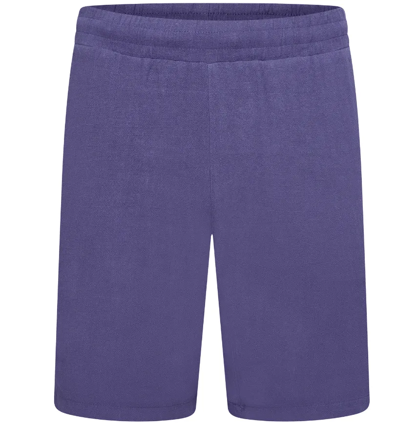 Linen Shorts - Navy