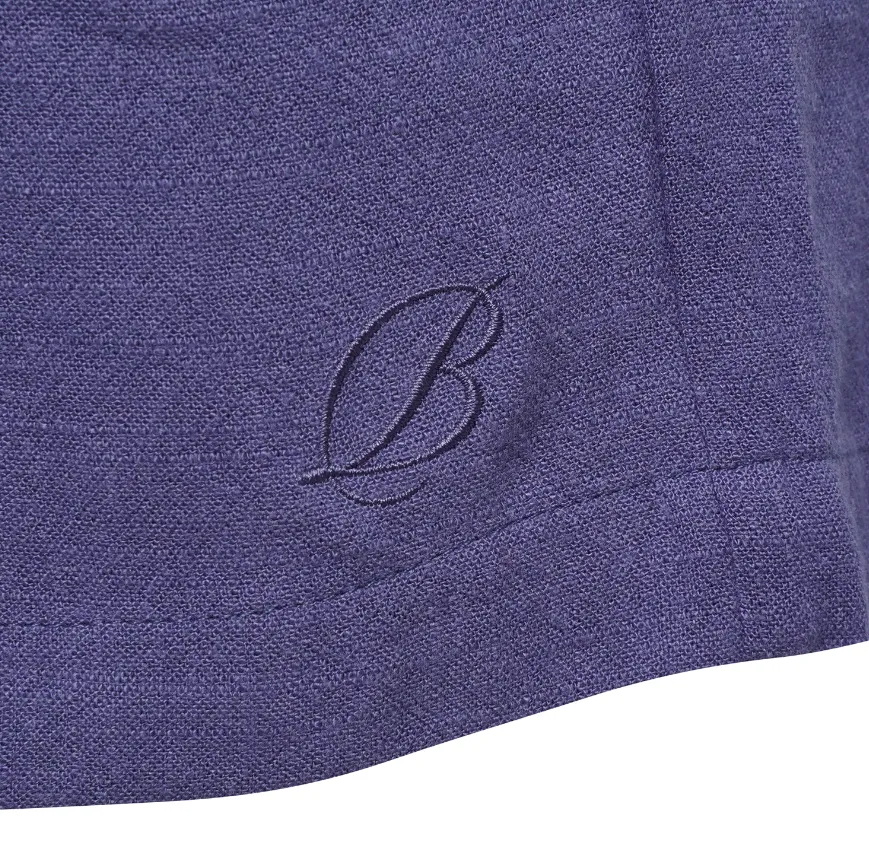 Linen Shorts - Navy