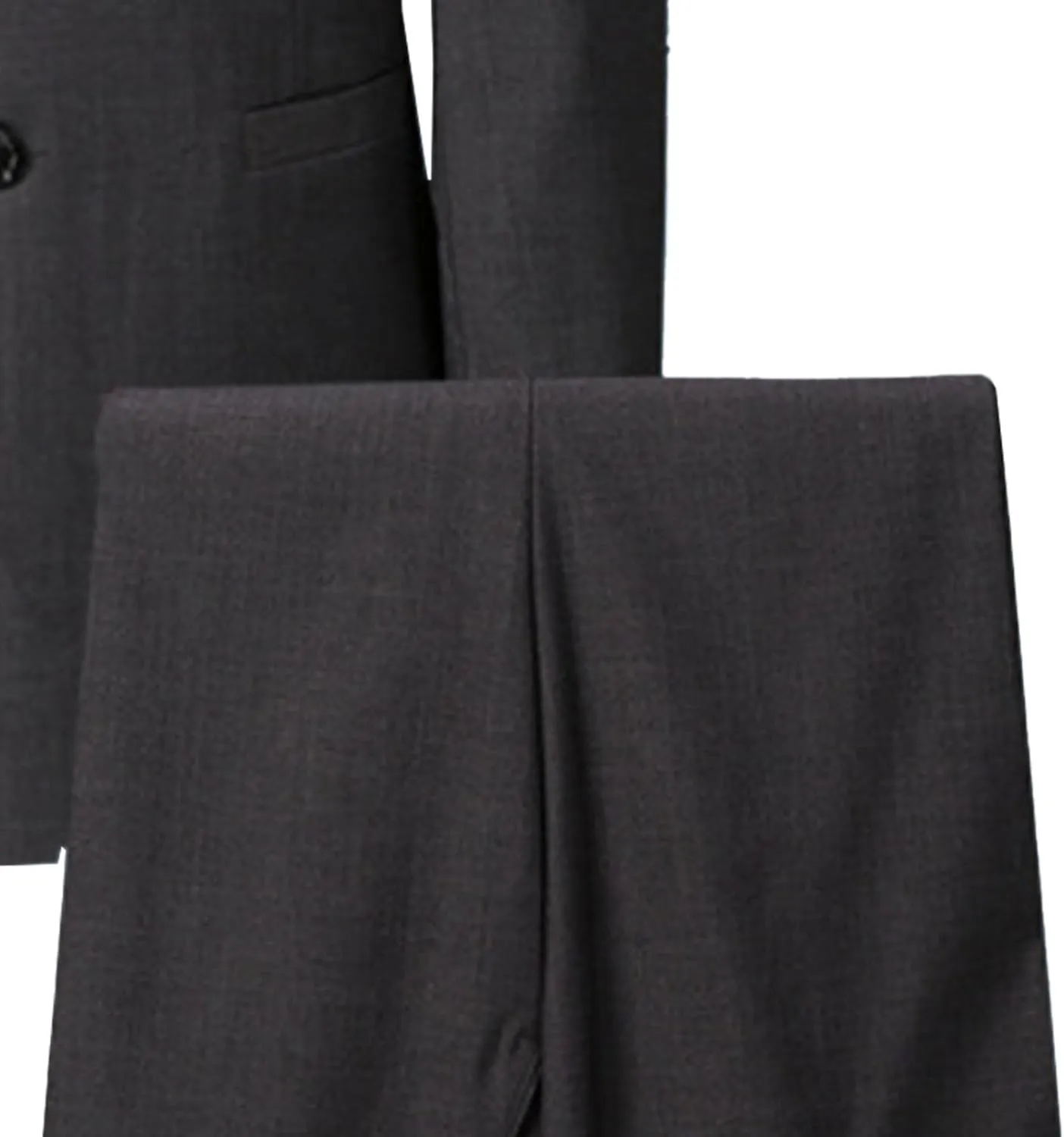 Men's 2 Pieces Chinese Tunic Suit Set Slim Fit Stand Collar Blazer Jacket Pants Suits Formal Wedding Dress