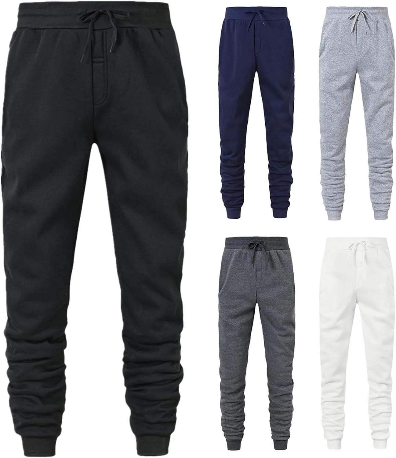 Men's Basic Track Jogger Pants, Lightweight, Corduroy Shorts Casual Elastic Waist Lightweight Summer Shorts