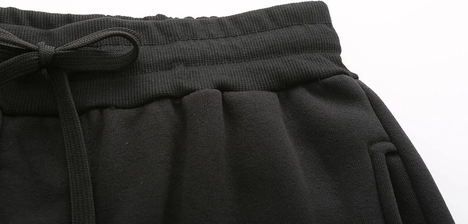 Men's Basic Track Jogger Pants, Lightweight, Corduroy Shorts Casual Elastic Waist Lightweight Summer Shorts