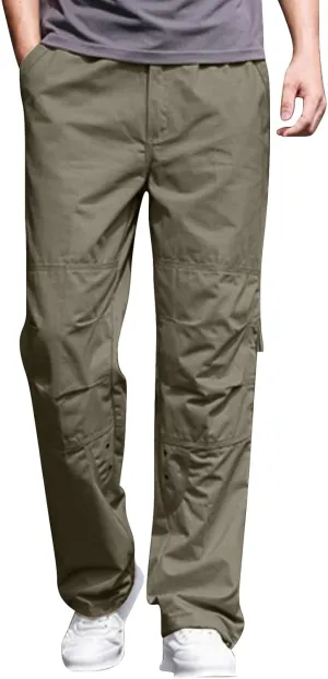 Mens Pants Cargo Joggers Lightweight Cargo Sweatpants Stretch Waistband Workout Joggers Outdoor Athletic Hiking Pants