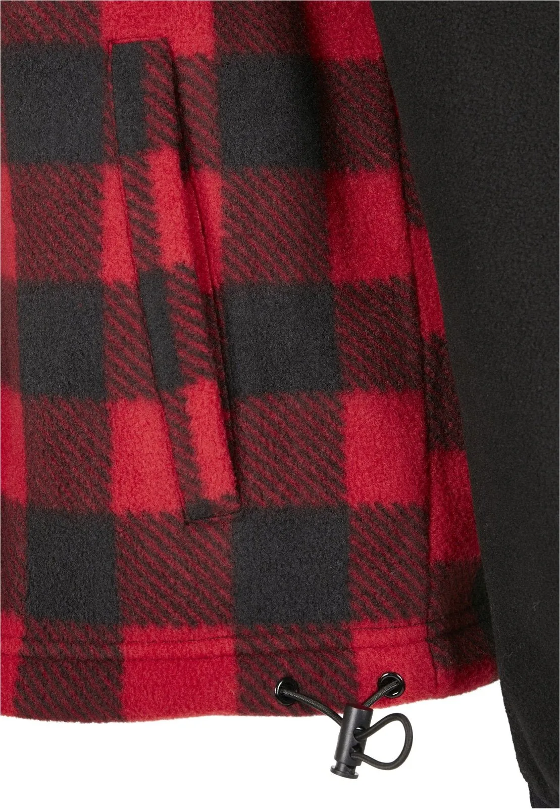 Men's Patterned Polar Fleece Track Jacket